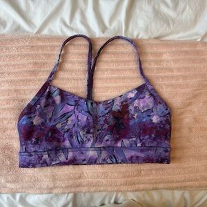 Lululemon Floral Y Sports Bra